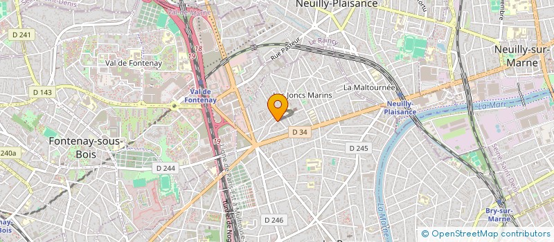 localisation de l'entreprise SAS MAT  LE PERREUX-SUR-MARNE