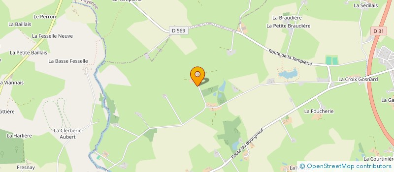 localisation de l'entreprise SAS MATA HORSE  LA BACONNIERE