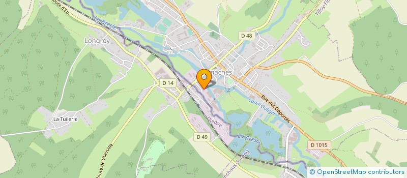 localisation de l'entreprise SAS MATERIAUX PICARDS à GAMACHES