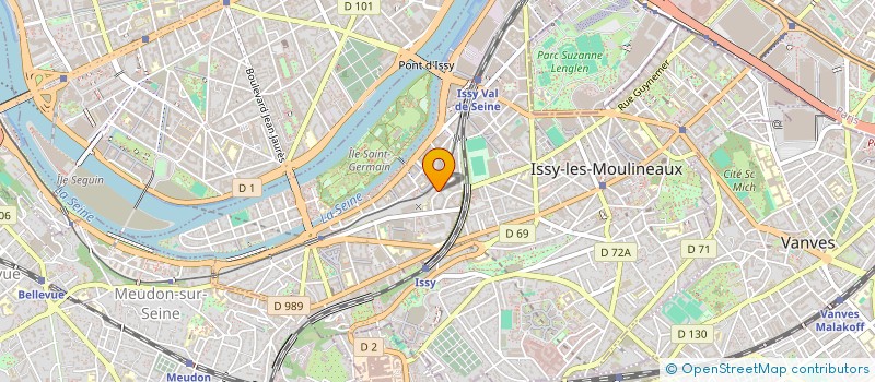 localisation de l'entreprise SAS MATEVOSSIAN à ISSY-LES-MOULINEAUX