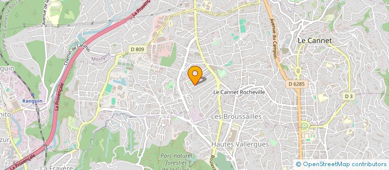 localisation de l'entreprise SAS MATHI CANNES SUN à LE CANNET