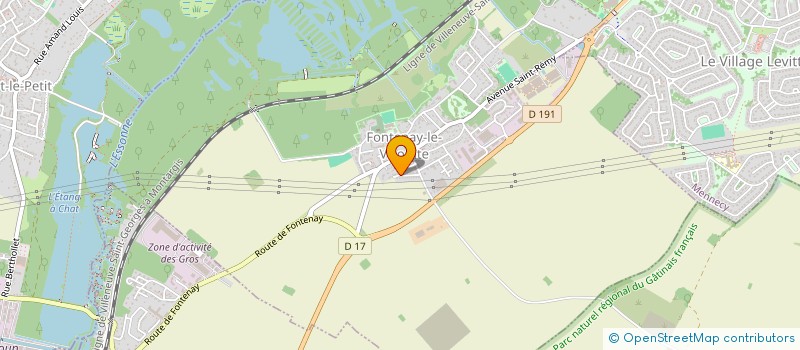 localisation de l'entreprise SAS MATHIEU SERVICE à FONTENAY-LE-VICOMTE