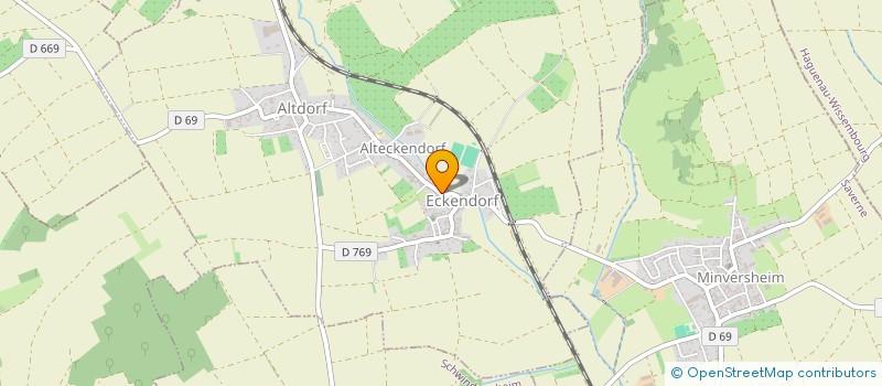 localisation de l'entreprise SAS MATHIS & OCHS  SAESSOLSHEIM