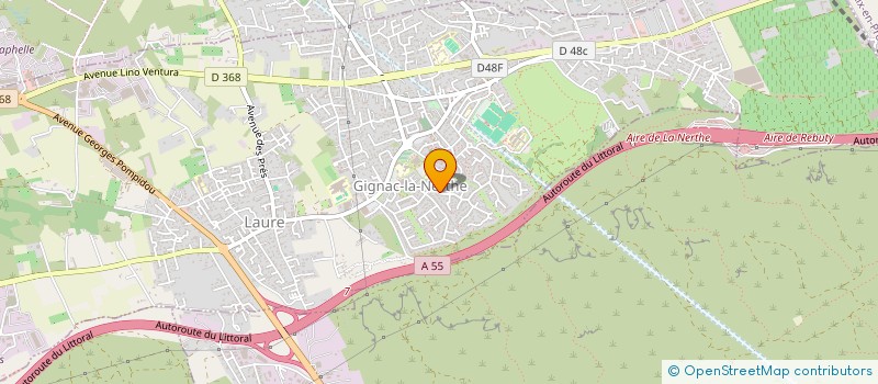 localisation de l'entreprise SAS MATSA à GIGNAC-LA-NERTHE