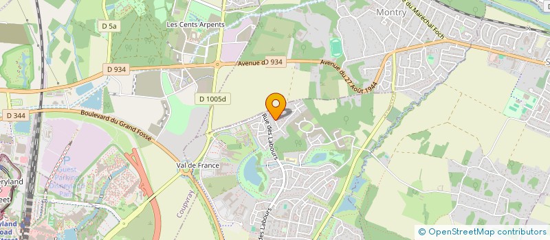 localisation de l'entreprise SAS MAUBOURGUET-SANCHEZ à MAGNY-LE-HONGRE