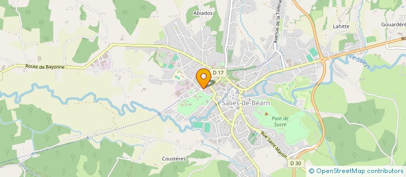 localisation de l'entreprise SAS MAURER RIBAUDO  SALIES-DE-BEARN