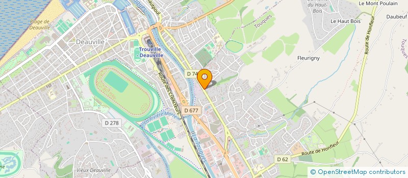 localisation de l'entreprise SAS MAVIE  TOUQUES