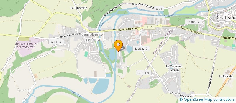 localisation de l'entreprise SAS MAXANA à SAINT-DENIS-LANNERAY
