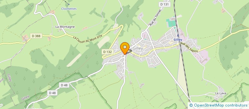 localisation de l'entreprise SAS MAXI FOOD  GILLEY