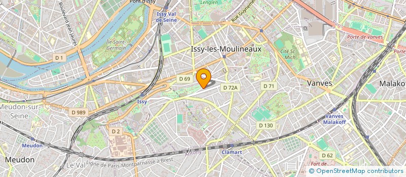 localisation de l'entreprise SAS MAXIMILIEN 25 à ISSY-LES-MOULINEAUX