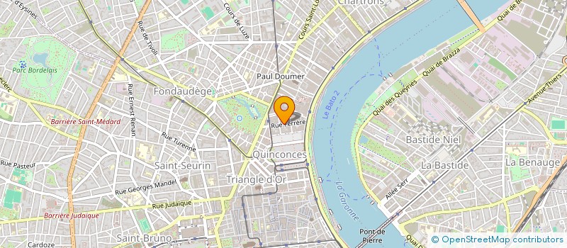 localisation de l'entreprise SAS MAZZONI COURAU COMMISSAIRE PRISEUR JUDICIAIRE  BORDEAUX