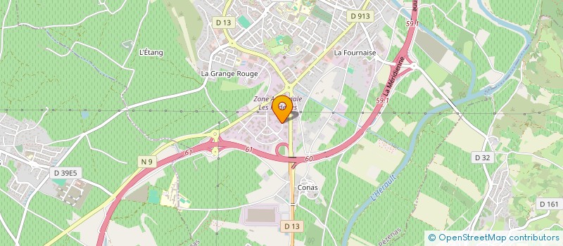 localisation de l'entreprise SAS MB à PEZENAS