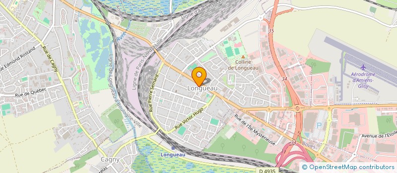 localisation de l'entreprise SAS MB  LONGUEAU