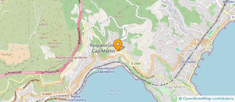 localisation de l'entreprise SAS MB à ROQUEBRUNE CAP MARTIN