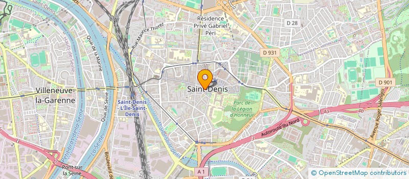 localisation de l'entreprise SAS MB  SAINT-DENIS