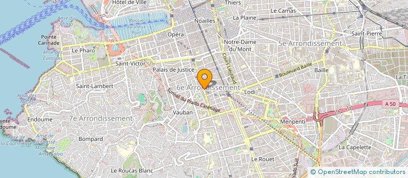 localisation de l'entreprise SAS MB TRANSACTION  MARSEILLE