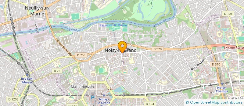 localisation de l'entreprise SAS MBC à NOISY-LE-GRAND
