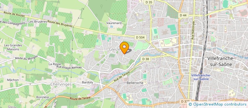 localisation de l'entreprise SAS MBE  GLEIZE