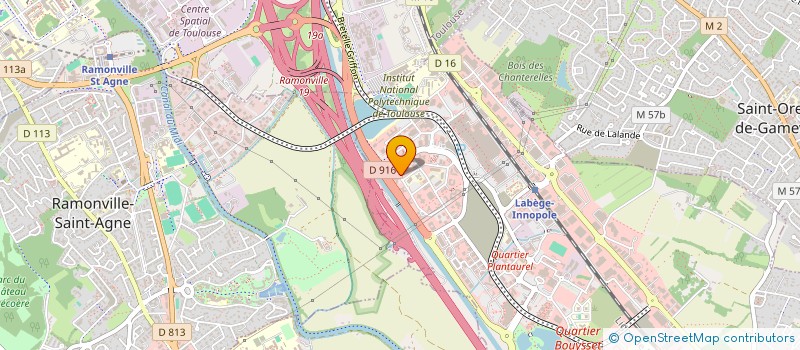 localisation de l'entreprise SAS MBO à LABEGE