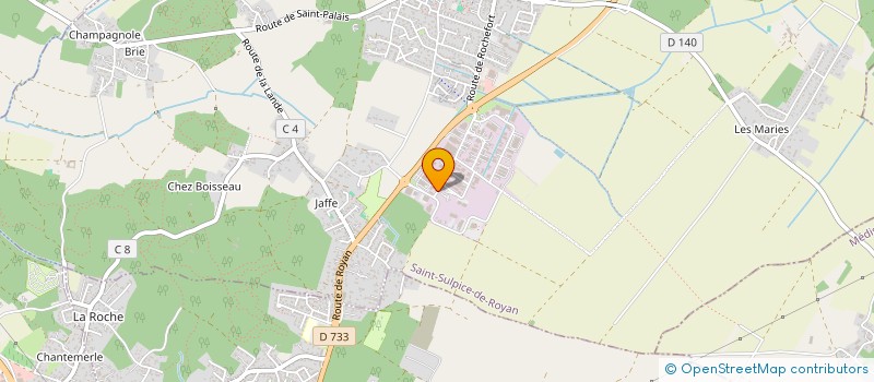 localisation de l'entreprise SAS MC 17 CONSTRUCTIONS RENOVATIONS  SAINT-SULPICE-DE-ROYAN