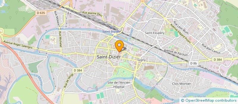 localisation de l'entreprise SAS MC 21 à SAINT-DIZIER