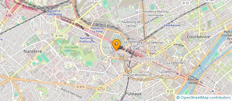 localisation de l'entreprise SAS MCBR  PUTEAUX