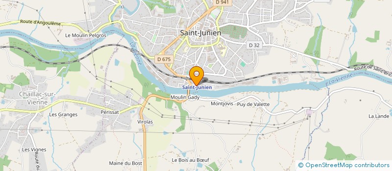 localisation de l'entreprise SAS MCF ENERGIES 87 à SAINT-JUNIEN