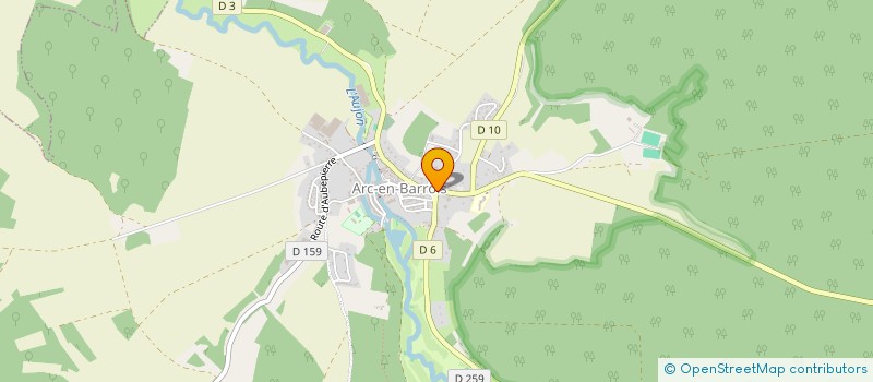 localisation de l'entreprise SAS MCG à ARC-EN-BARROIS