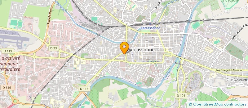localisation de l'entreprise SAS MDB  CARCASSONNE