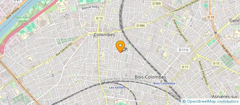 localisation de l'entreprise SAS MDF HAUTS DE SEINE à COLOMBES