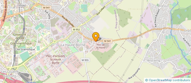 localisation de l'entreprise SAS MDM SIGNALETIQUE à VILLENEUVE-D'ASCQ