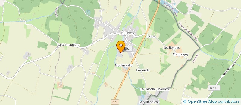 localisation de l'entreprise SAS MECANIQUE MAILLET à BEUXES