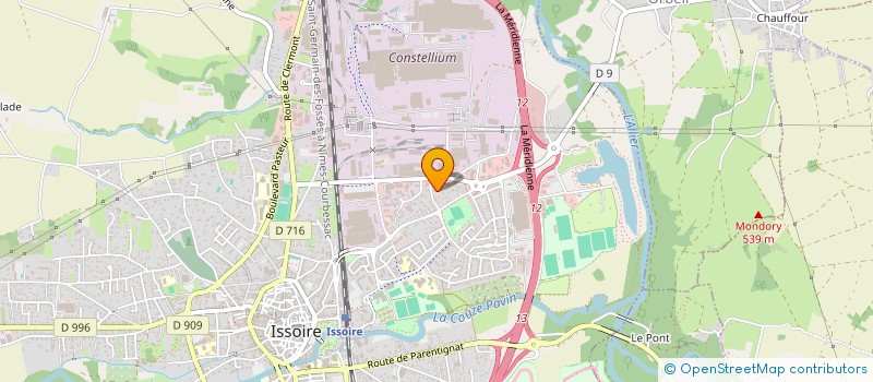 localisation de l'entreprise SAS MEDIC IMMO  ISSOIRE