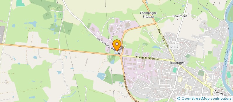 localisation de l'entreprise SAS MEIGNAN ARSENE  CHATEAU-GONTIER-SUR-MAYENNE