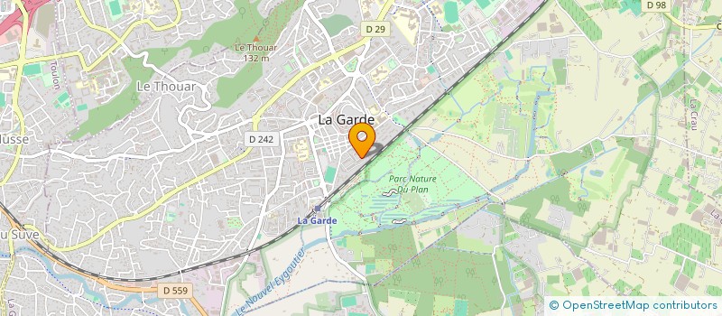 localisation de l'entreprise SAS MEKKI TRANSPORTS à LA GARDE
