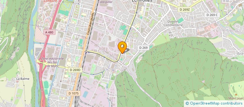 localisation de l'entreprise SAS MEKTOUB '3  ECHIROLLES