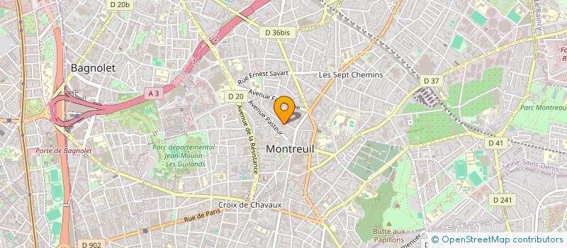 localisation de l'entreprise SAS MEL à MONTREUIL