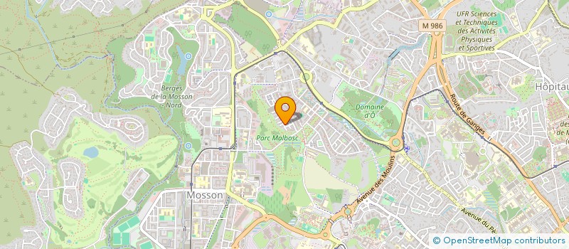 localisation de l'entreprise SAS MELIA  MONTPELLIER