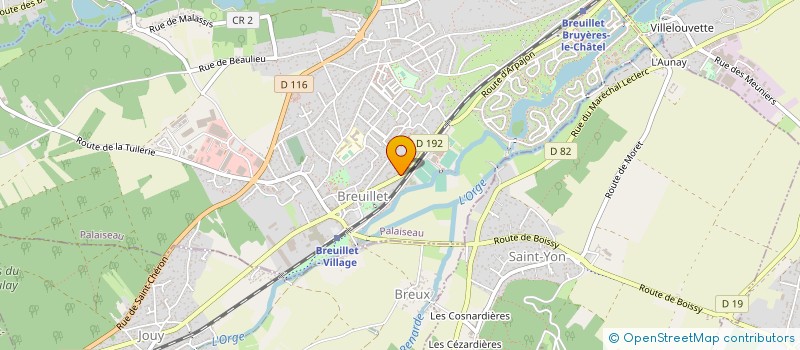 localisation de l'entreprise SAS MELLITI à BREUILLET