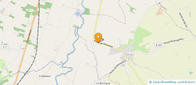 localisation de l'entreprise SAS MELOTE  CERAN