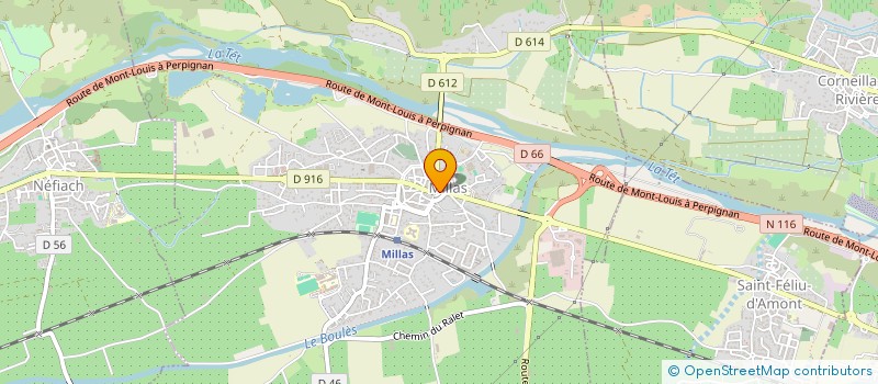 localisation de l'entreprise SAS MELVYN à MILLAS