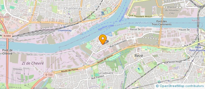 localisation de l'entreprise SAS MEMHO  REZE