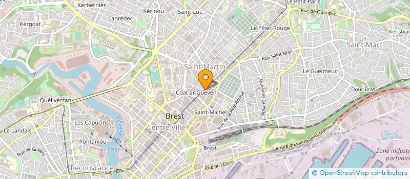 localisation de l'entreprise SAS MEN BREST à BREST