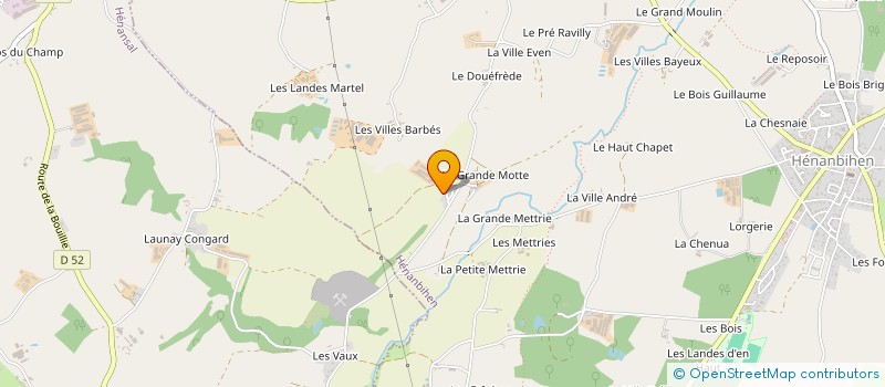 localisation de l'entreprise SAS MENARD  HENANBIHEN