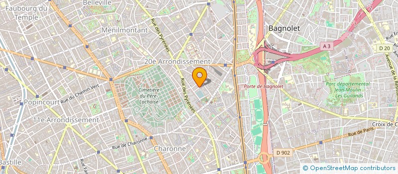 localisation de l'entreprise SAS MENTAL CAMP  PARIS