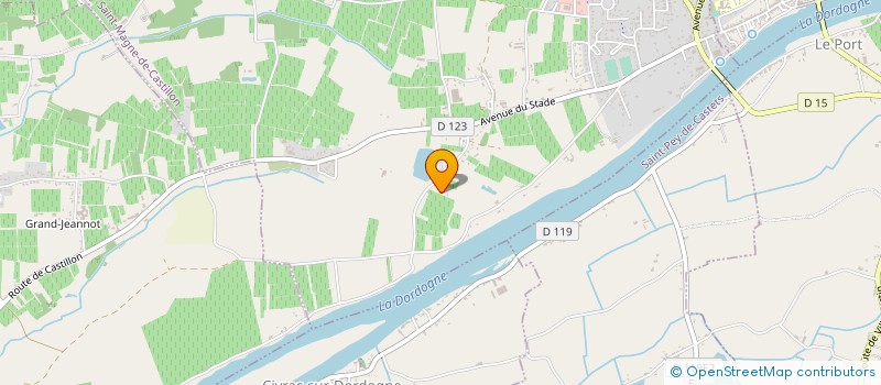 localisation de l'entreprise SAS MENUISERIE AVEZOU à SAINT-MAGNE-DE-CASTILLON