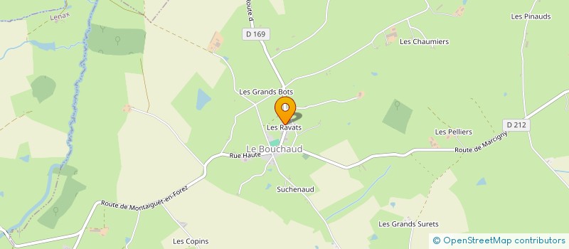 localisation de l'entreprise SAS MENUISERIE CHAMBONNIERE  LE BOUCHAUD