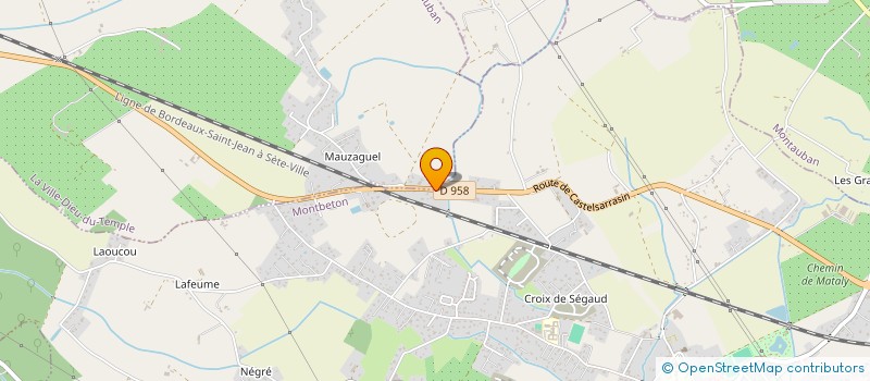 localisation de l'entreprise SAS MENUISERIE HSAIN à MONTBETON