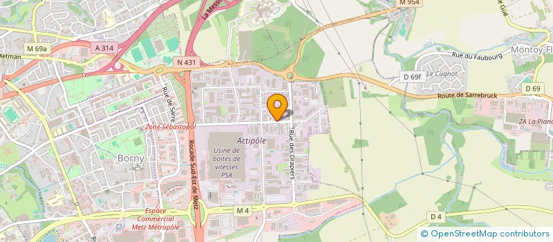 localisation de l'entreprise SAS MEQUISA à METZ