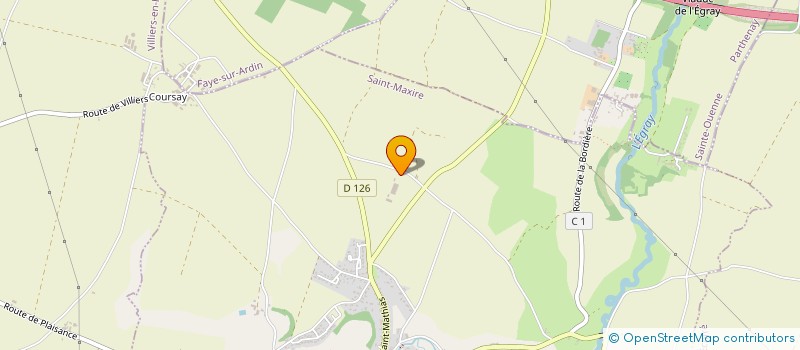 localisation de l'entreprise SAS MERCERON & FILS  SAINT-MAXIRE